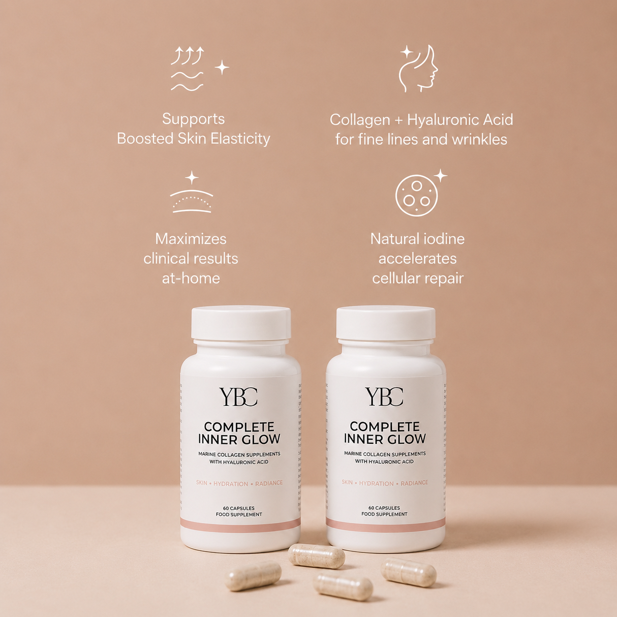 Complete Inner Glow | High-Purity Marine Collagen Supplements